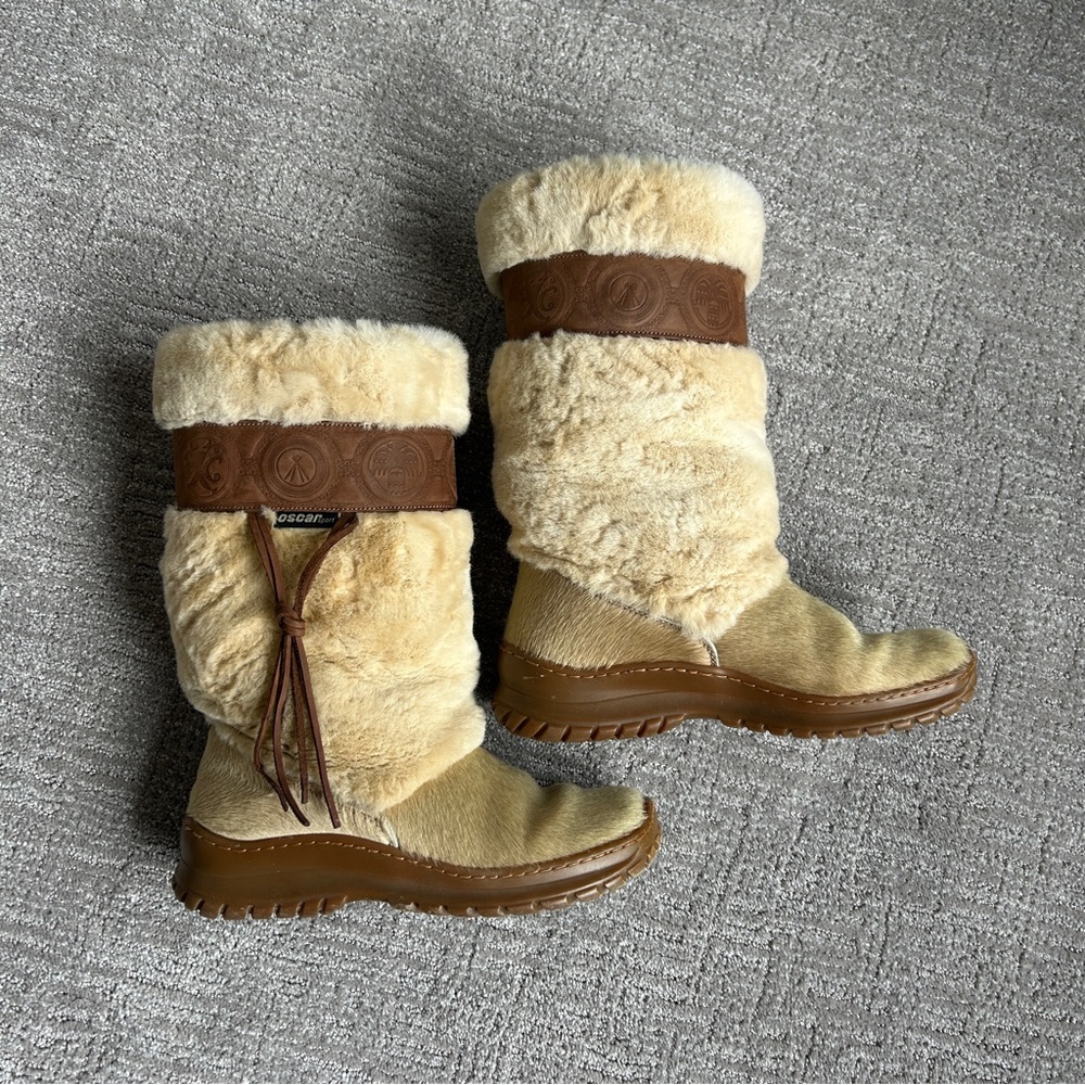 rare vintage Oscar Sport snow boots